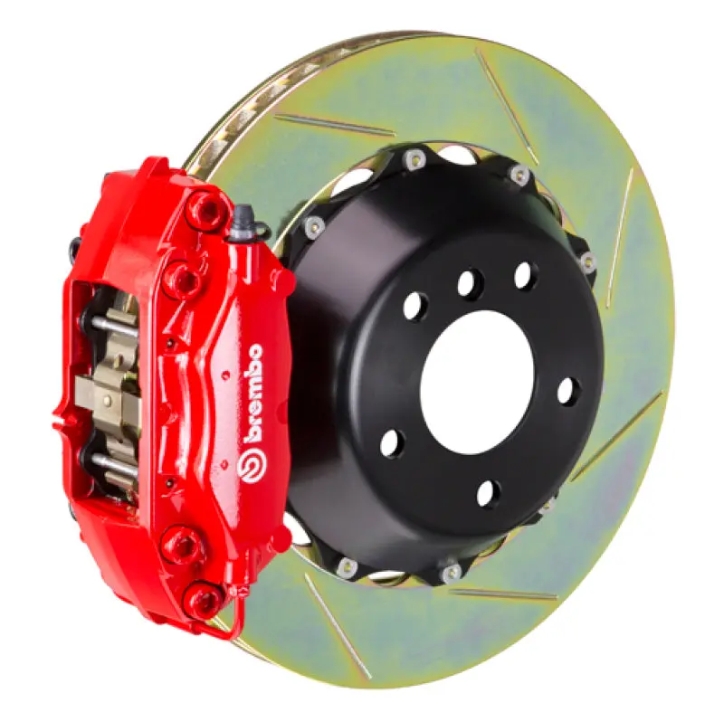 Brembo Gt Big Brake Kit — Rear, 4-Piston Calipers & Slotted 345X28 Rotors For 2006–2008 Bmw Z4 M-Coupe/Roadster 1