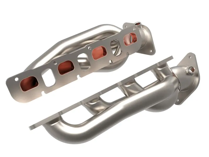Afe Twisted Steel 304 Stainless Shorty Header For 2021 Ram 1500 Trx (6.2L V8) 1