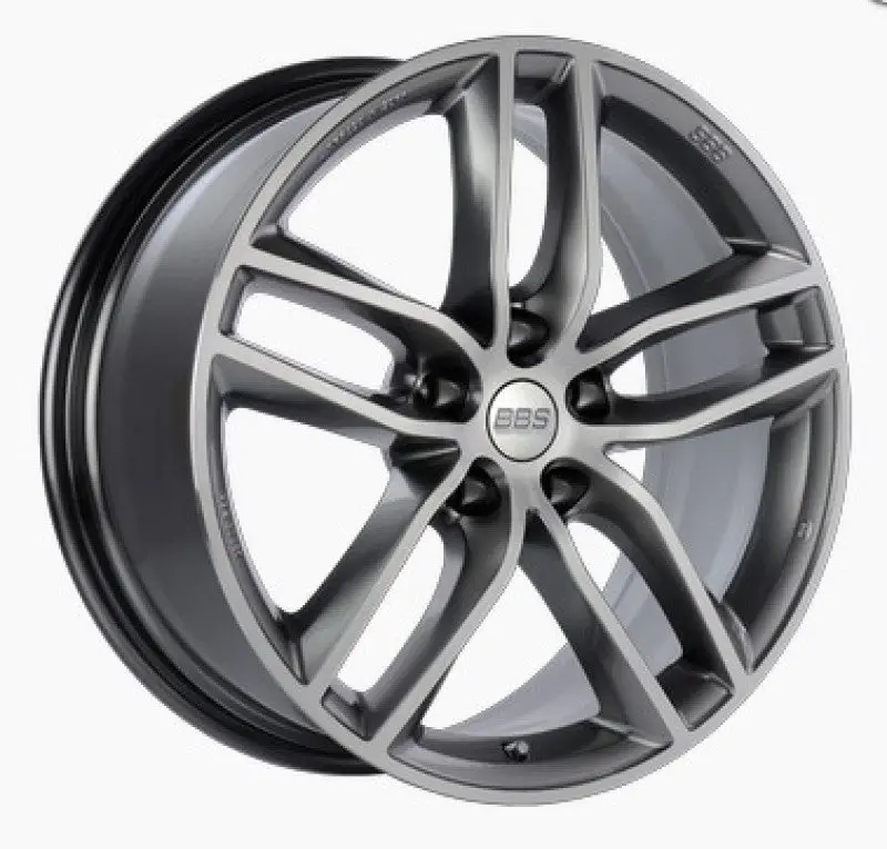 Bbs Sx Gloss Platinum Diamond-Cut Wheel — 18X8", 5X112 Bolt Pattern, 44Mm Offset 1