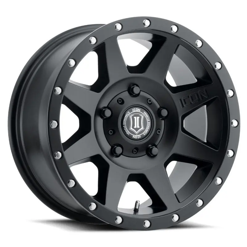 Icon Rebound 18X9 Satin Black Off-Road Wheel – 5X150, 25Mm Offset, 6In Backspace, 110.1Mm Bore 1