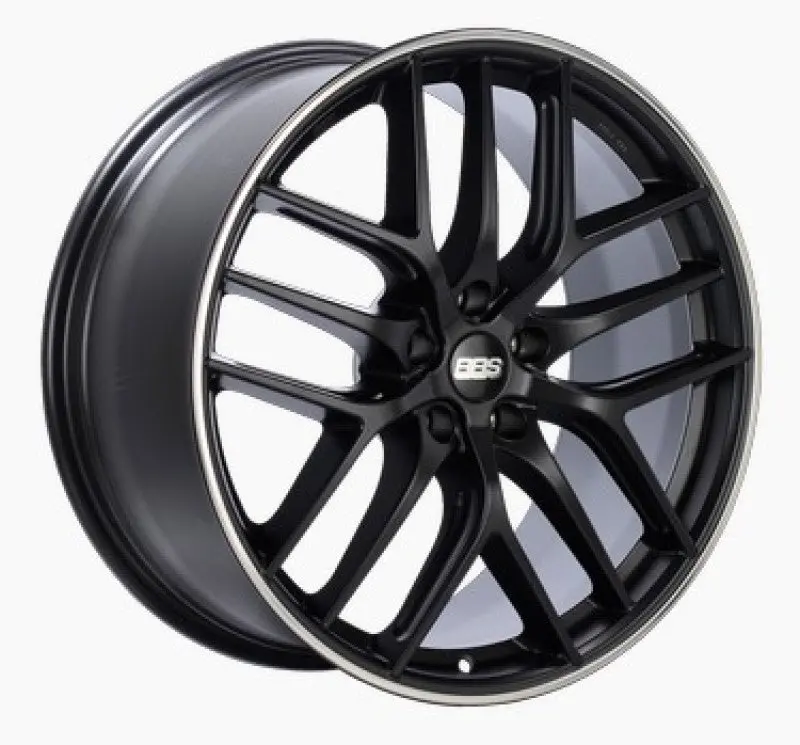Bbs Cc-R Forged Rim Protector Wheel – 20X9.5", 5X112, Et20, Satin Black With Polished Lip – Requires Pfs Clip & -82Mm Spacer 1