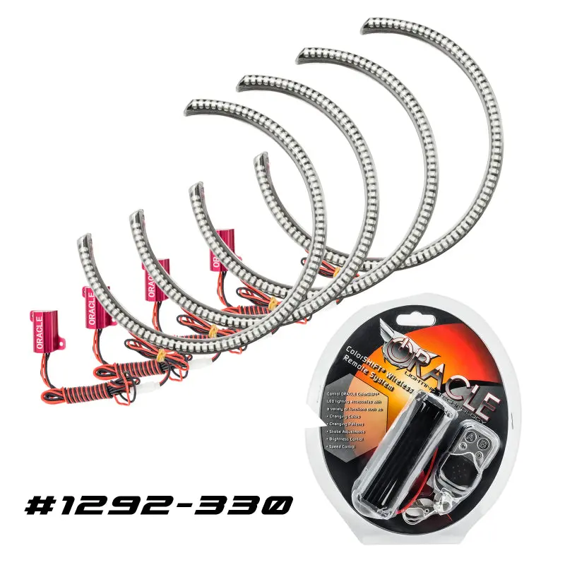 Oracle Lighting Colorshift Led Halo Headlight Kit For 2008–2014 Dodge Challenger – Waterproof & Warranty Included 1