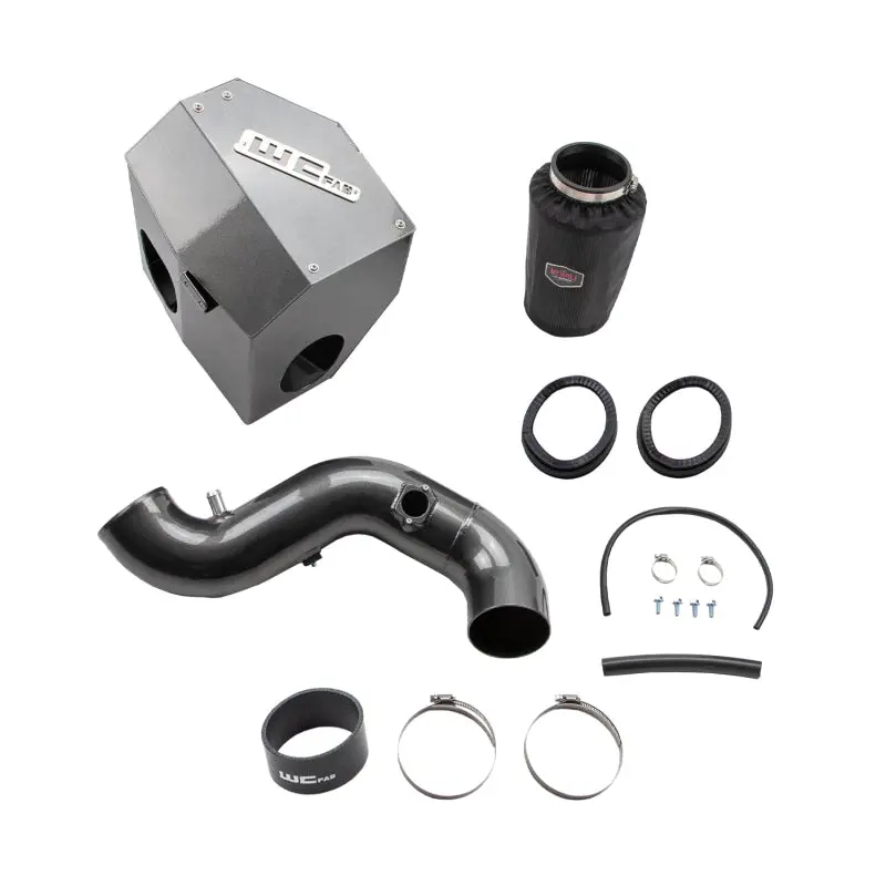 Wehrli 4-Inch Cold Air Intake Kit For 2013–2018 Cummins 6.7L Diesel – Sparkle Bomber Orange Finish 1