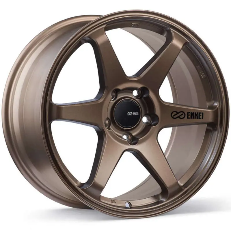 Enkei T6R Matte Bronze Alloy Wheel – 18X8.5", 5X100, 45Mm Offset, 72.6Mm Bore 1