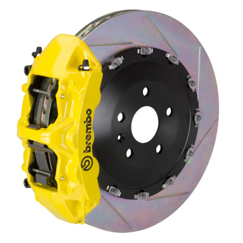 Brembo Gt Big Brake Kit – Front, 6-Piston Calipers, 405X34Mm Slotted Two-Piece Rotors, Fits 2010–2016 Bmw 535I 1