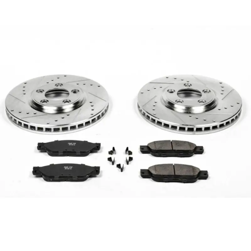 Power Stop 03-04 Jaguar S-Type Front Z23 Evolution Sport Brake Kit 1
