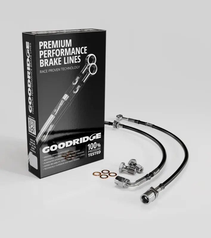 Goodridge Stainless Steel Front Brake Line Kit For 2009–2019 Nissan 370Z 1