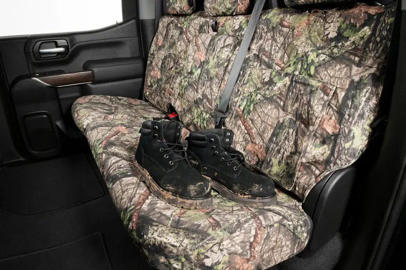 Covercraft Carhartt Camo Seatsaver Covers For 2022–2023 Toyota Tundra – Second Row, Mossy Oak Pattern 1