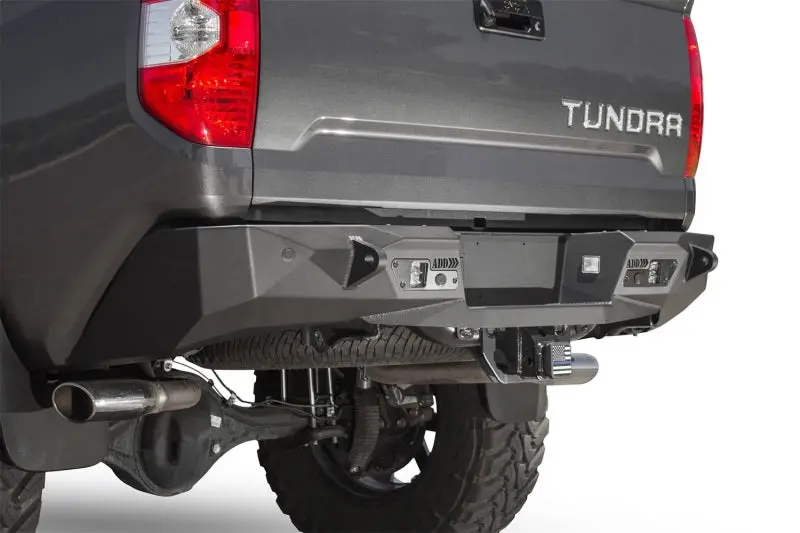 Addictive Desert Designs Stealth Fighter Rear Bumper For 2014+ Toyota Tundra – Includes Backup Sensor Cutouts 1