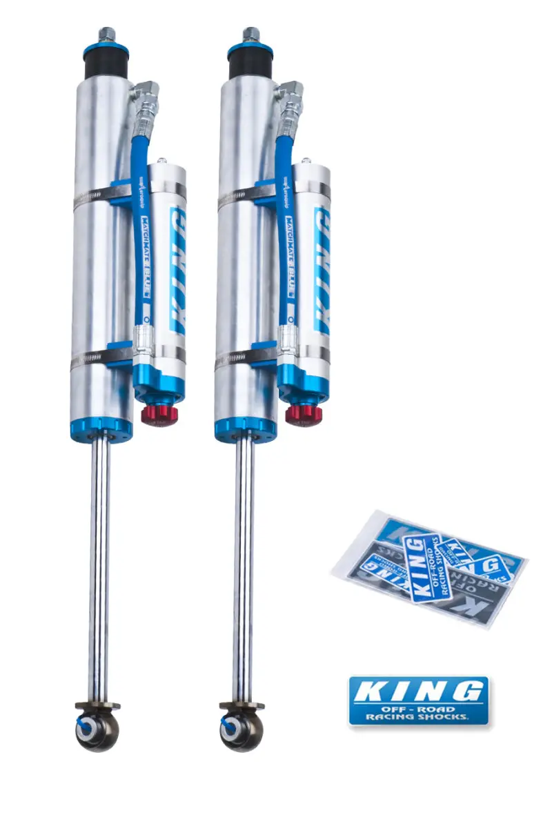King 2.5" Remote-Reservoir Rear Shocks For 1989–1997 Toyota Land Cruiser 80 Series – Adjustable, Compatible With 0–2" Lift 1