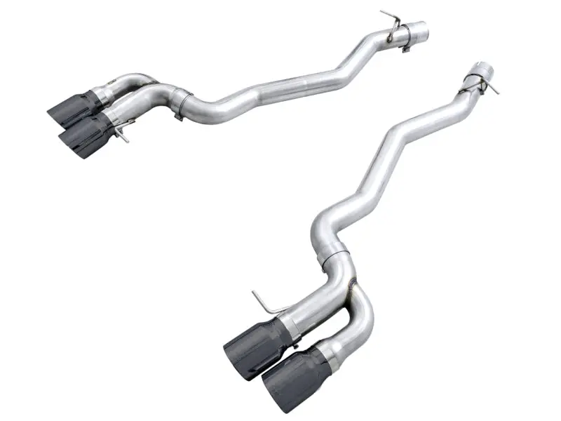 Awe Tuning Track Edition Axle-Back Exhaust For 2018–2019 Bmw F90 M5 – Black Diamond Tips 1