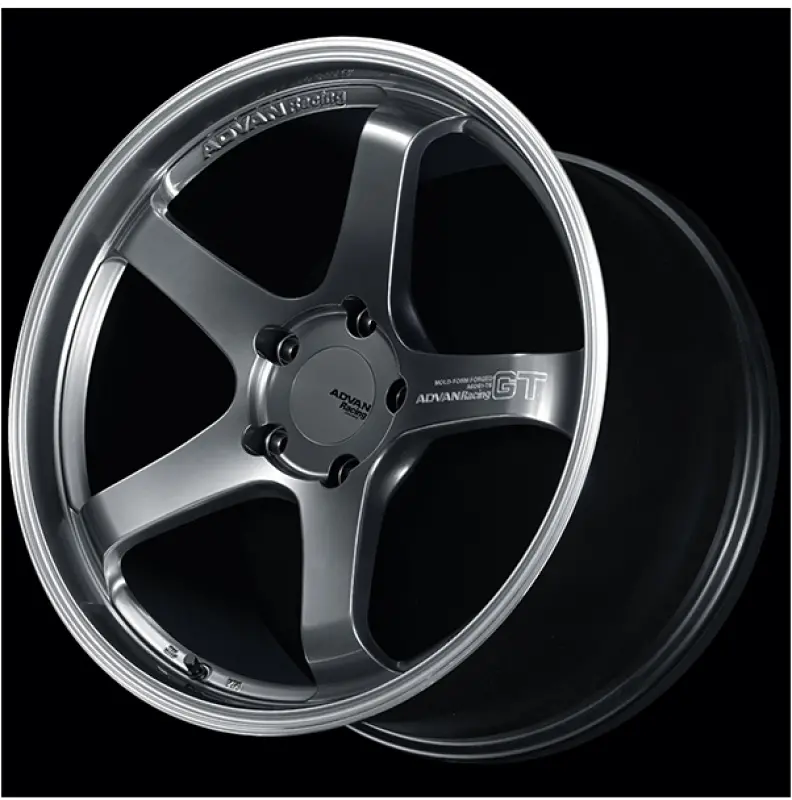 Advan Gt Racing Wheel – 19X9.5", +45 Offset, Titanium Black Finish, Cl-Cl Fitment 1