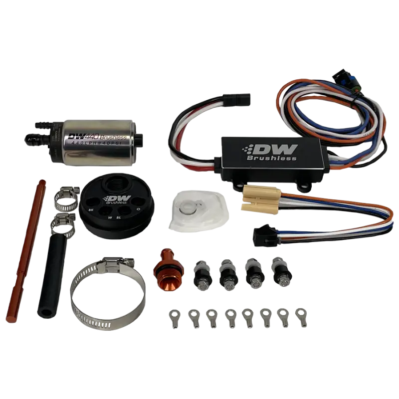 Deatschwerks In-Tank Surge Tank Adapter Kit — Includes Dw440 Brushless Pump (440 Lph) & Controller For 3.5L Engines 1