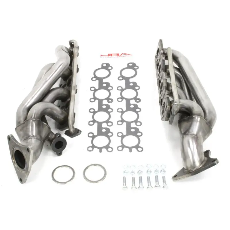 Jba Cat4Ward Long-Tube Header – 1-5/8" Primary Tubes, Raw 409 Stainless Steel, For 2010–2019 Toyota 4.6L V8 1