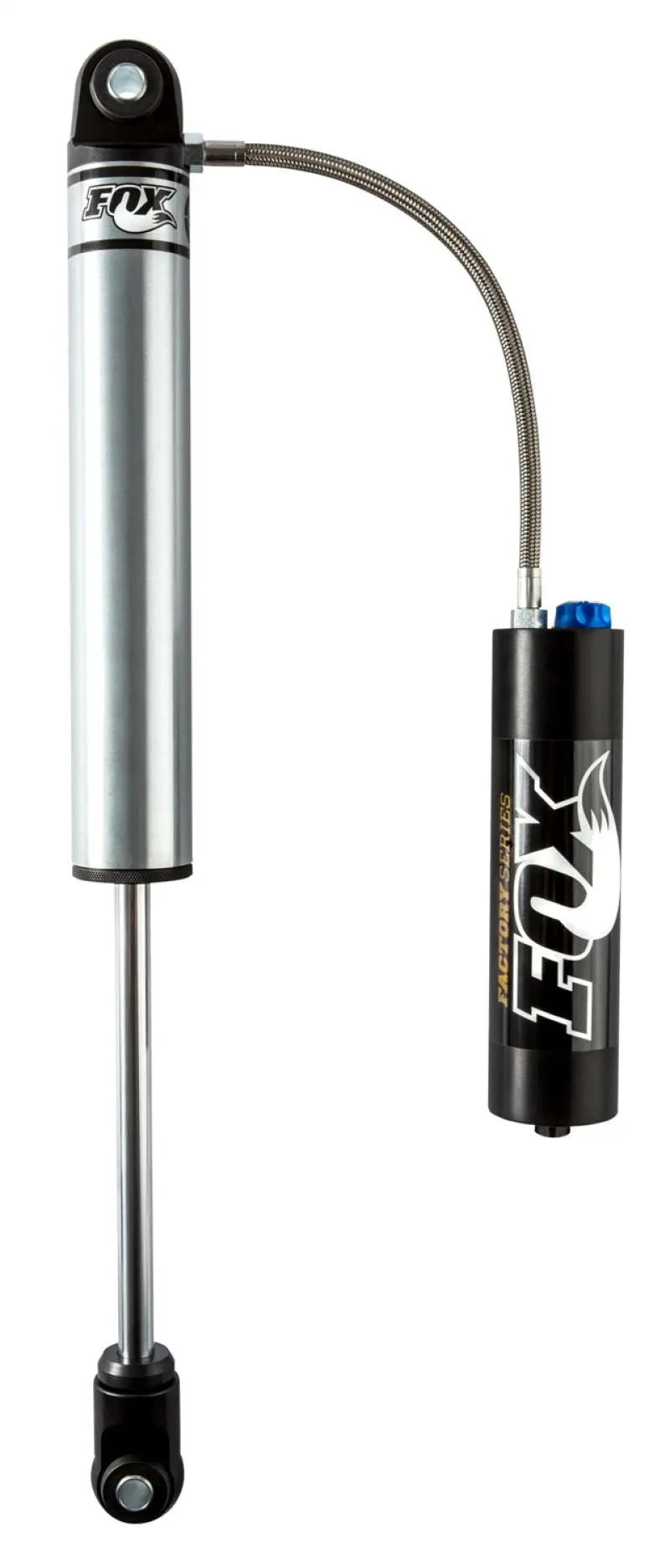 Fox 2.0 Factory Series Smooth Body Remote-Reservoir Shock – 8.5-Inch Travel, Custom-Valved, Black Finish 1