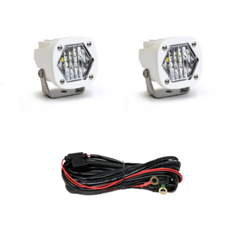 Baja Designs S1 Led Light Pod Pair – Wide Cornering Beam, White Output 1