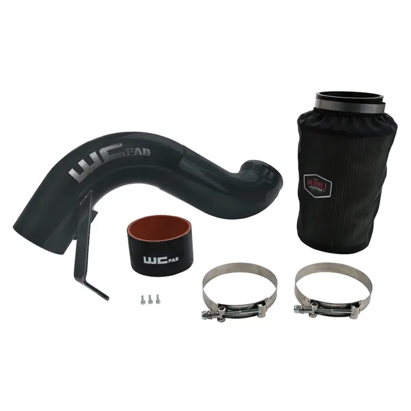 Wehrli 07.5-18 Dodge 6.7L Cummins 4In Intake Kit - Gloss Black 1