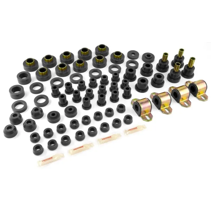 Rugged Ridge Total Suspension Bushing Kit – Black, For 1980–1986 Jeep Cj-5 & Cj-7 1
