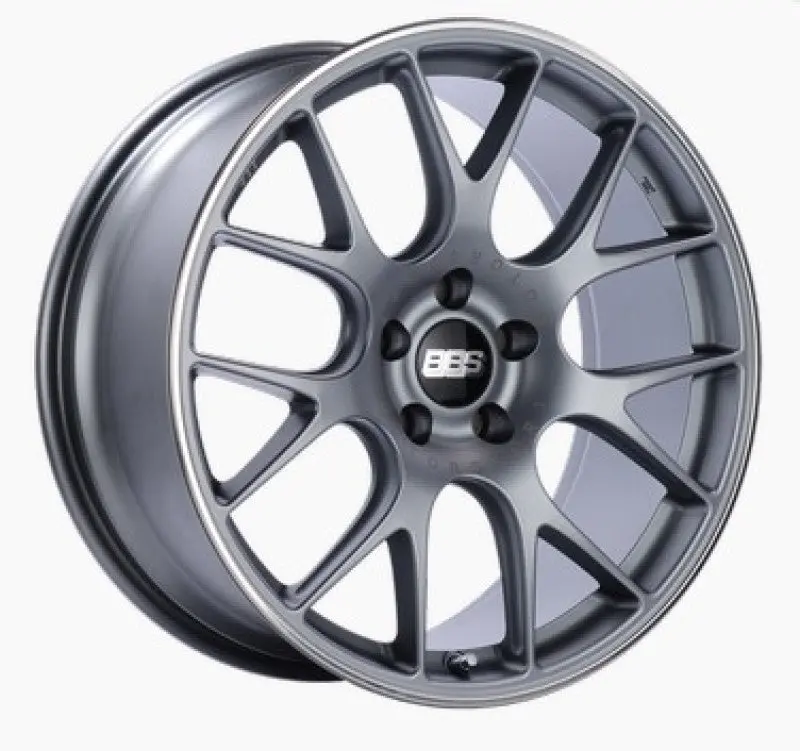 Bbs Ch-R Satin Titanium Wheel – 19X8.5", 5X112, Et48, With Rim Protector – Requires Pfs Clips & -82Mm Offset Setup 1