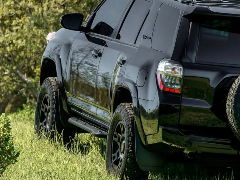 Cali Raised Bolt-On Rock Sliders For 2010–2024 Toyota 4Runner – No Kick-Out Design, Raw Finish 1