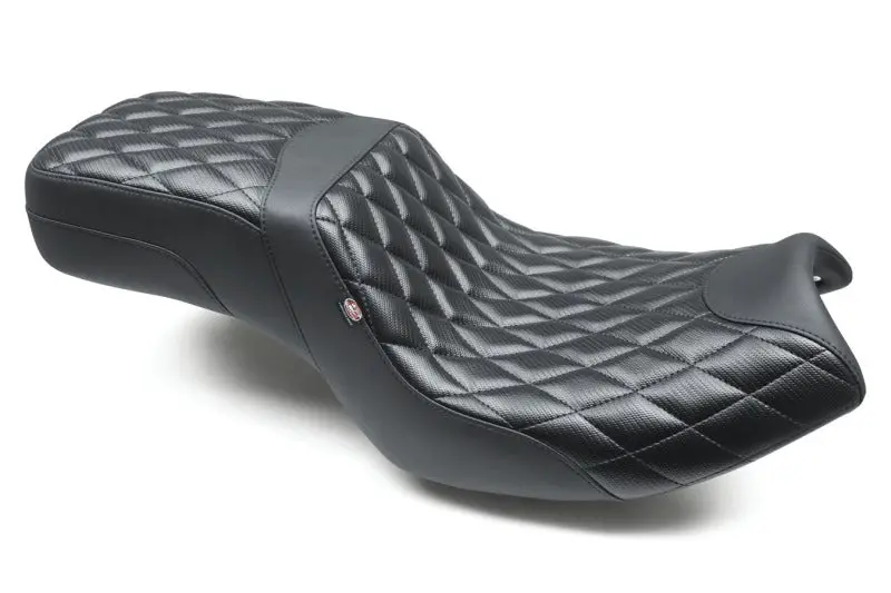 Mustang Indian Challenger Squareback Single-Piece Seat For 2020–2022 – Black With Diamond Stitch 1
