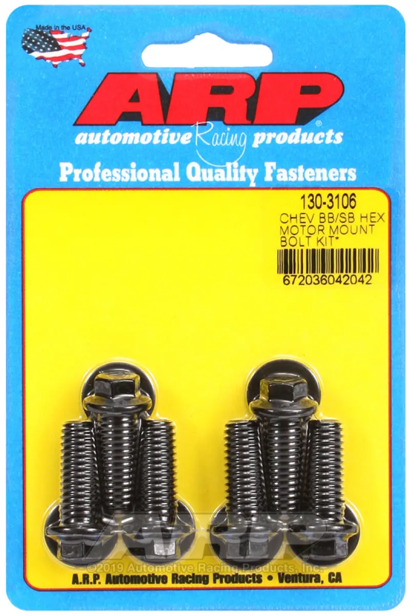 Arp Hex Head Motor Mount Bolt Kit With Energy Suspension Mounts – Chevy Applications 1
