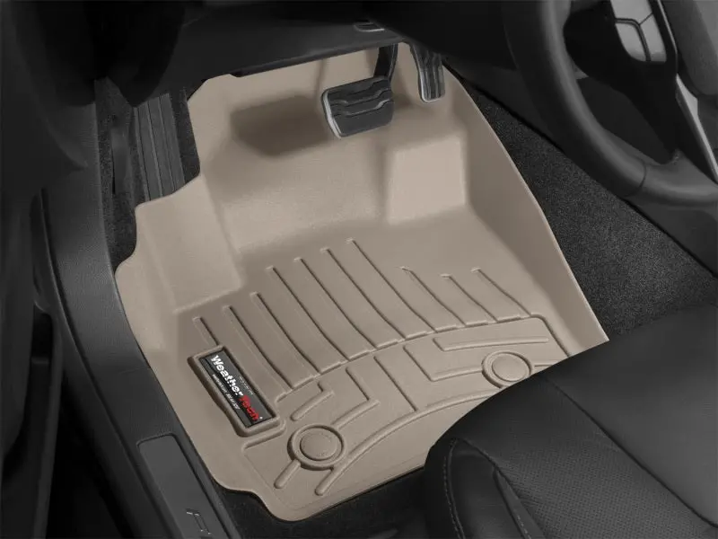 Weathertech Floorliner — Front Row, Tan Color 1