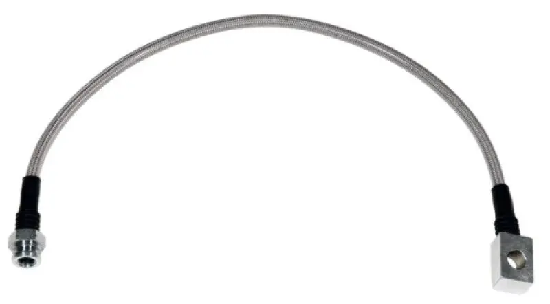 Wilwood 20In Oal Flexline -3 Hose To M10 By 1.00 To 12 Deg. Banjo Bubble Flare 1
