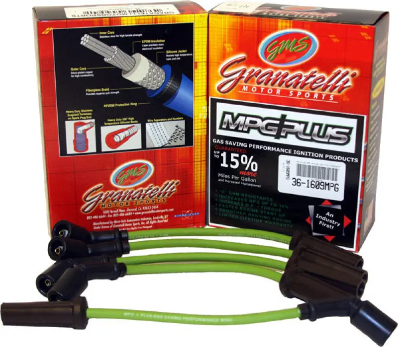 Granatelli Mpg Plus Ignition Wires For 1997–1998 Mitsubishi 3000Gt Vr-4 (3.0L V6) 1