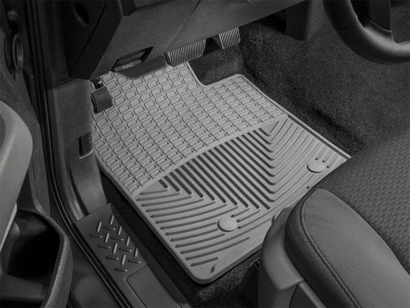Weathertech Front Floor Mats For 2007+ Lexus Ls – Rubber, Grey Color 1