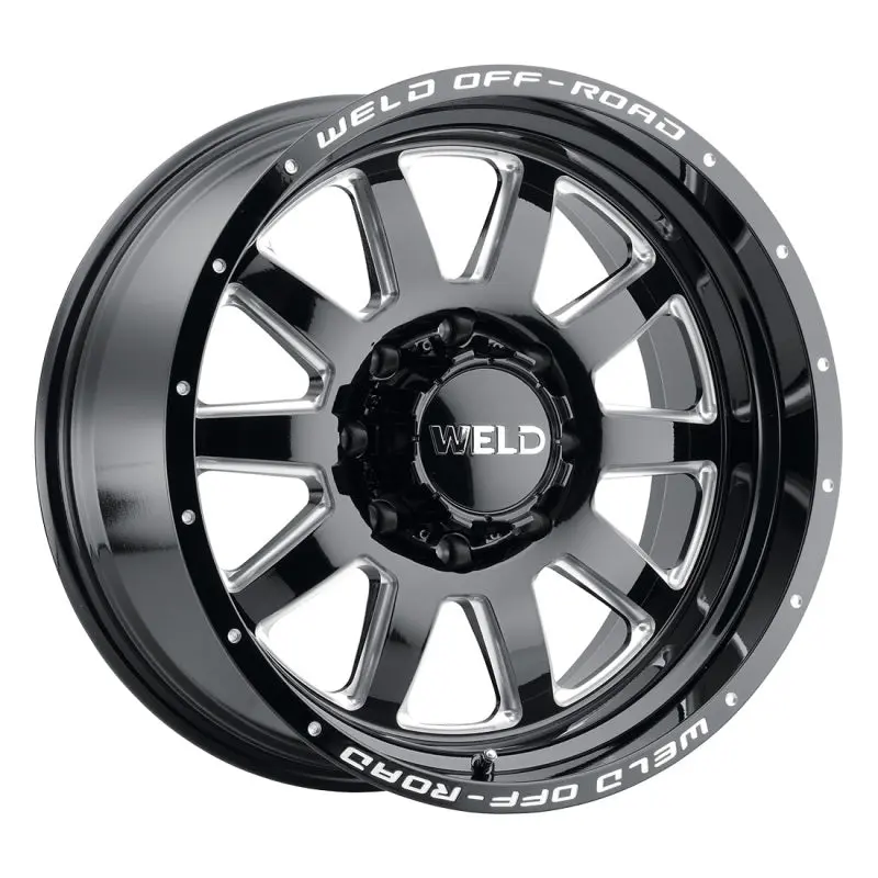 Weld Off-Road W102 Stealth Wheel – 20×9", 6×135/6×139.7Mm Bolt Pattern, Zero Offset, Gloss Black Finish 1