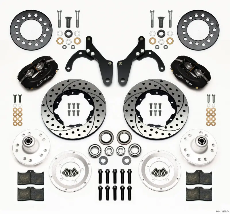 Wilwood Forged Dynalite Front Brake Kit – 11" Drilled Rotors For 1959–1964 Chevy Impala & 1963–1964 Corvette 1
