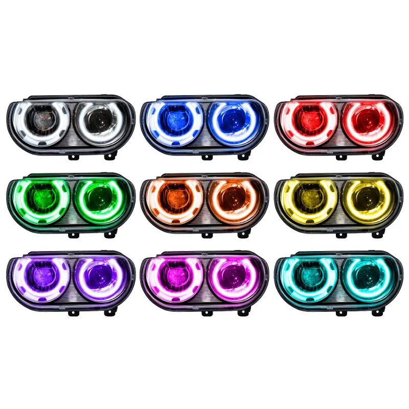 Oracle Colorshift Led Headlight Kit – Dodge Challenger (2008–2014), Hid-Style Smd 1