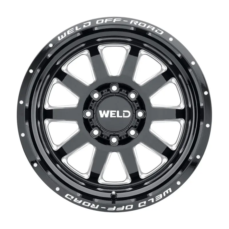 Weld Off-Road W102 Stealth Wheel – 20×9", 6×135/6×139.7Mm Bolt Pattern, Zero Offset, Gloss Black Finish 2