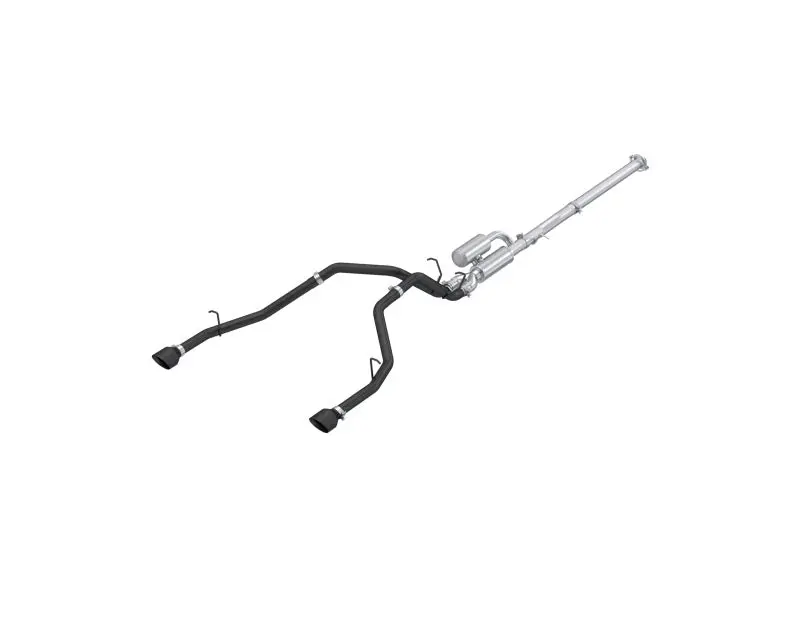 Mbrp Blk Series Dual-Exit Cat-Back Exhaust — 3.0-Inch For 2025+ Ram 1500 3.0L Turbo Diesel 1