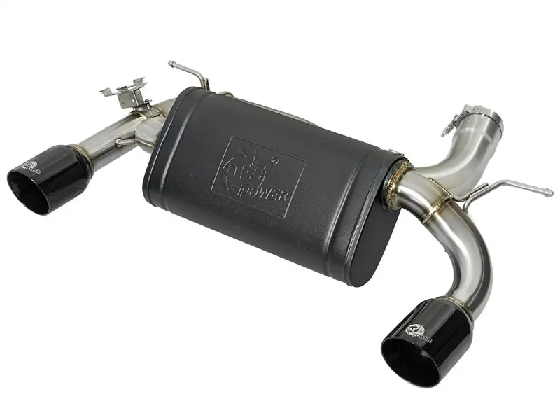 Afe Machforce Xp Axle-Back Exhaust System For 2012–2015 Bmw 335I (3.0L Turbo, Stainless Steel With Black Tips) 1
