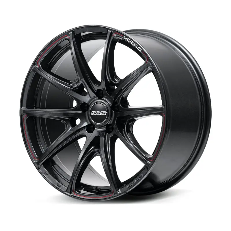 Versus Vv25R Forged Alloy Wheel – 19X8.5", +36 Et, 5X114.3, Glass Black With Rap Finish 1