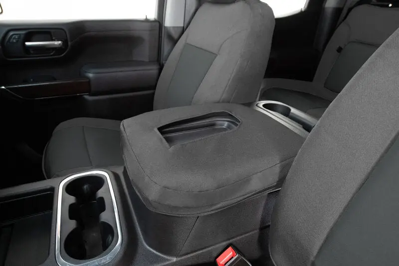 Covercraft Endura Precisionfit Seat Covers For 2012–2018 Dodge Ram – Front Row, Silver/Charcoal 1