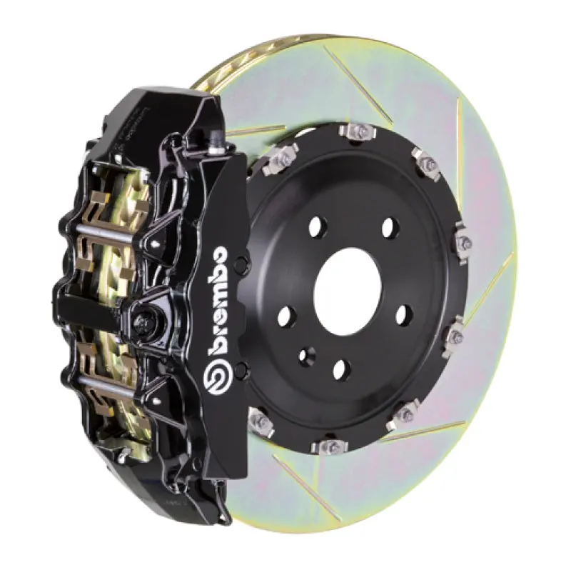 Brembo Gt Big Brake Kit – Front, 6-Piston Calipers, 380X34Mm Slotted Two-Piece Rotors, Fits 2015–2023 Ford Mustang Gt/V6/Ecoboost 1