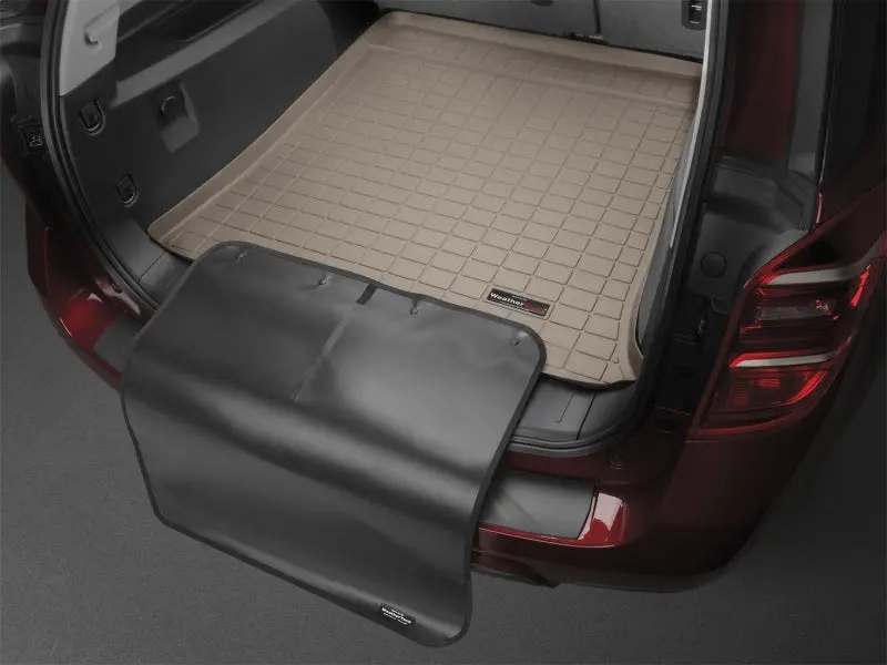 Weathertech Custom Cargo Liner With Bumper Protector – Tan, For 2022–2023 Lexus Lx (4-Passenger Configuration) 1