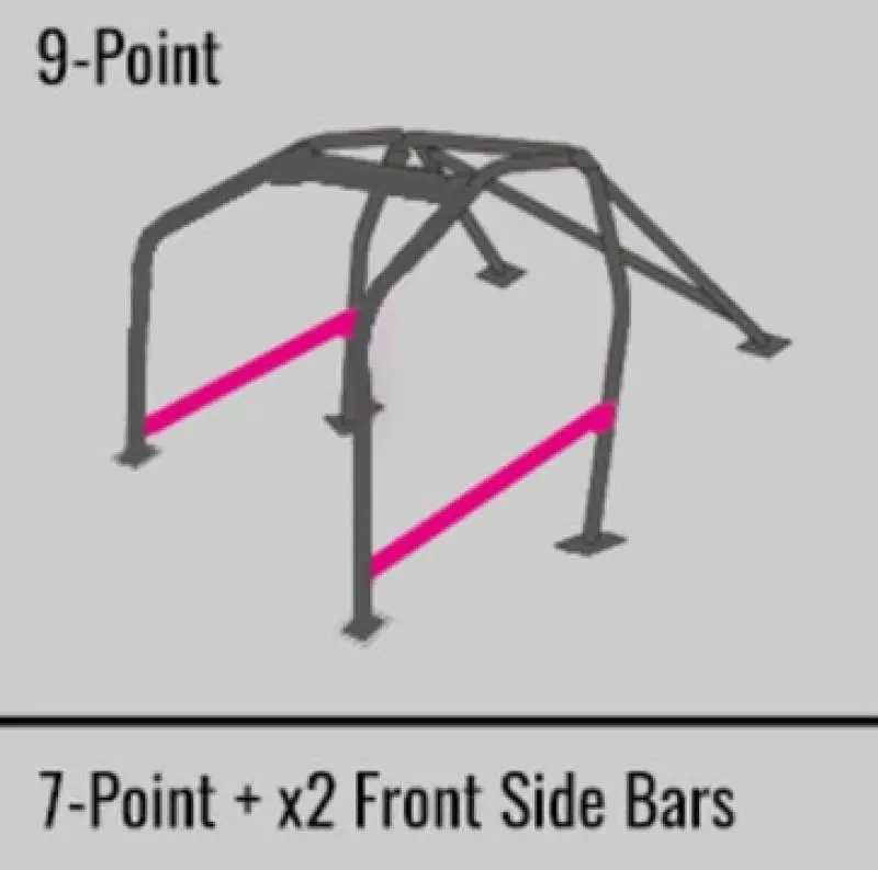 Cusco 9-Point Roll Cage — Dash-Through Design For Scion Tc / Subaru Brz / Fr-S / 86 (2-Seat Configuration) 1